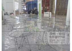 會展中(zhōng)心玻璃桌租賃現場 鄭州玻璃桌租賃供應